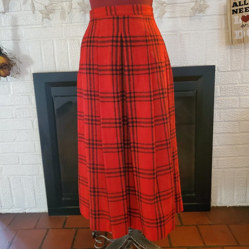 VINTAGE Woolrich Midi wool skirt - sz 12 (6)
